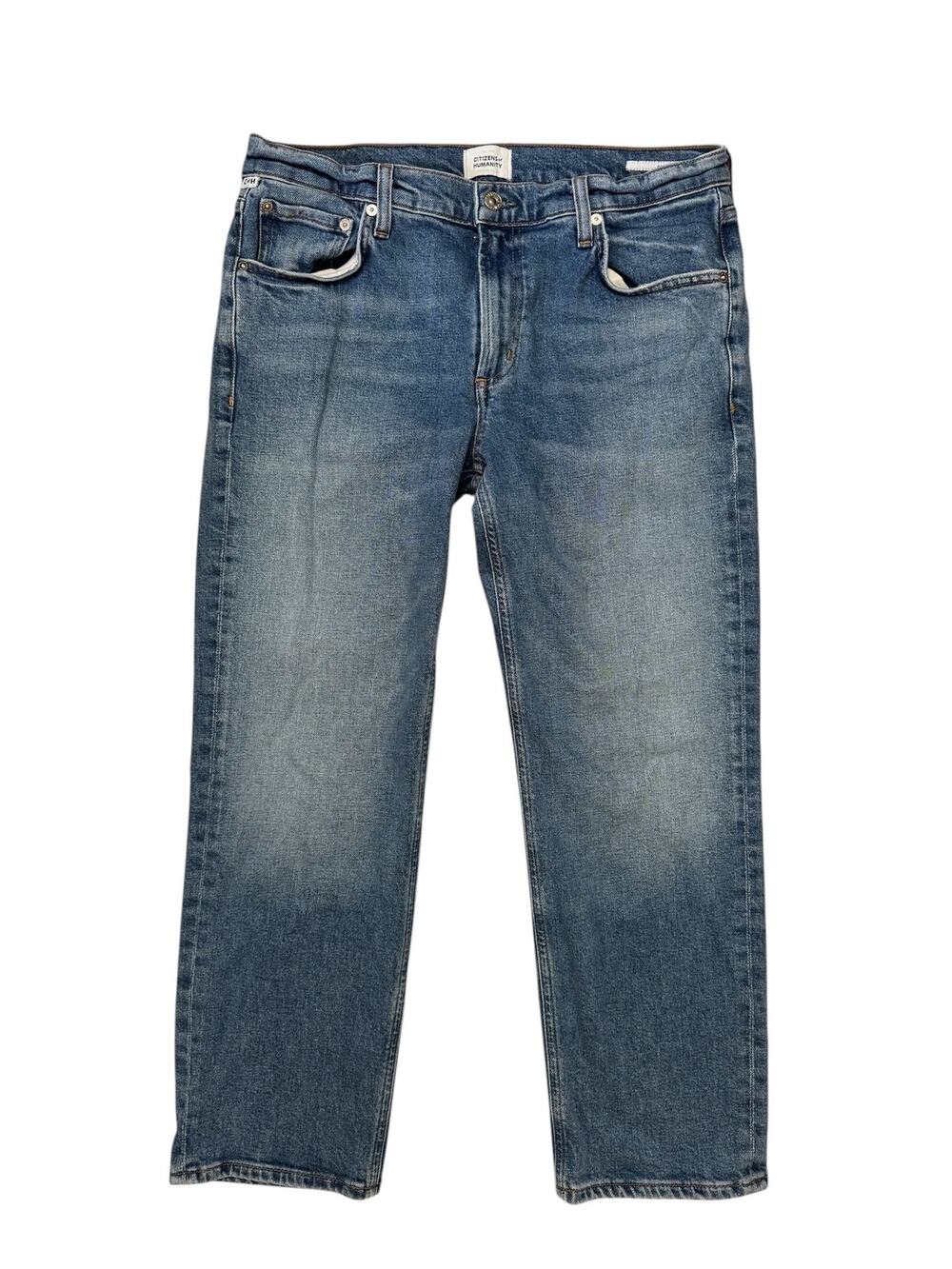 CITIZENS OF HUMANITY Anissa Low Rise Straight Leg Jeans in Alma Size 28 Womens